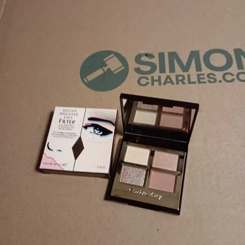 CHARLOTTE TILBURY MAKE-UP PALETTE - FOUR-SHADE EYESHADOW QUAD (NEUTRAL & SHIMMER TONES)
