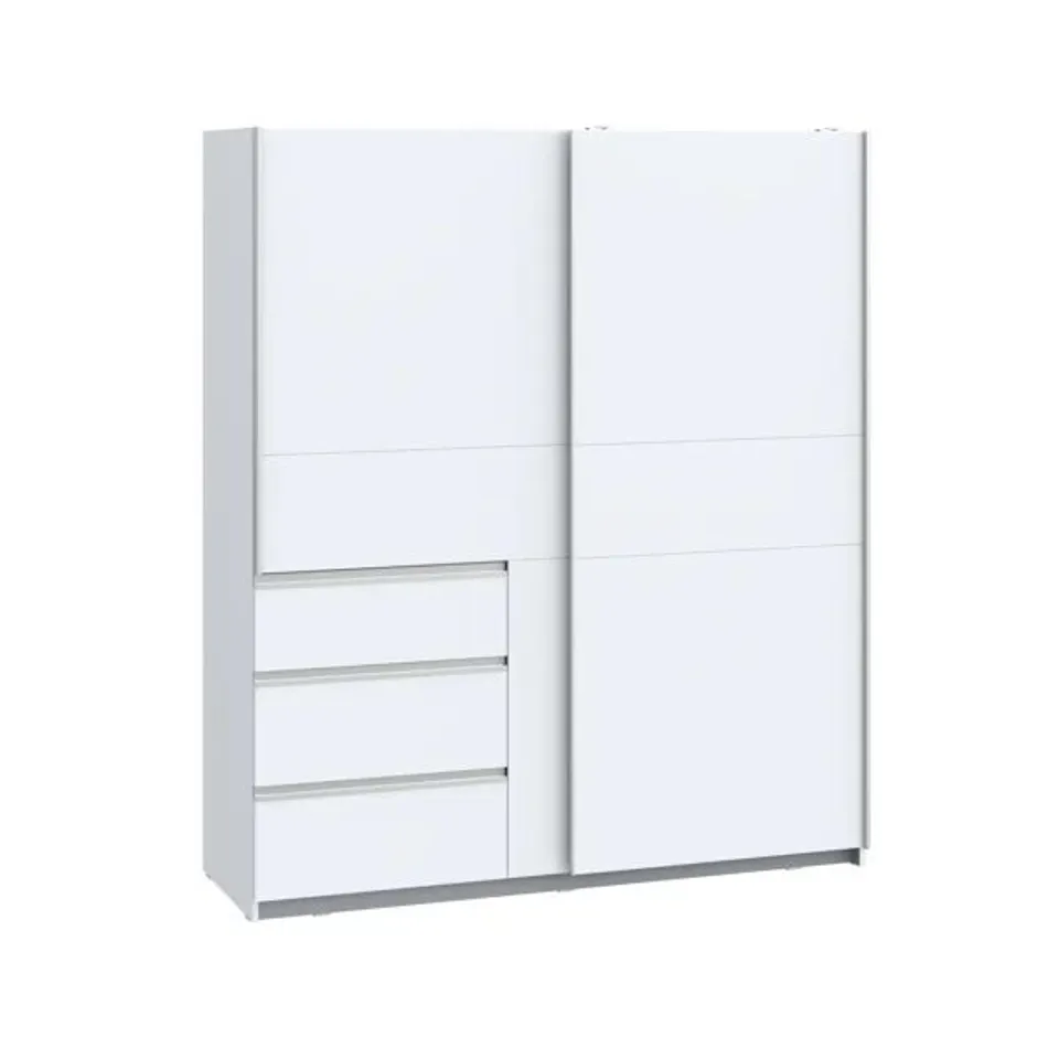 BOXED KAVALLI 2 DOOR SLIDING WARDROBE (3 BOXES)