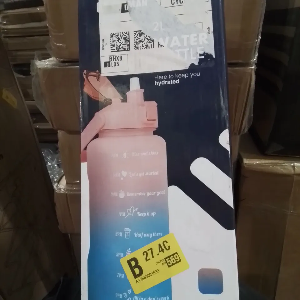 BOXED OINK AND BLUE 2L WATER BOTTLE 