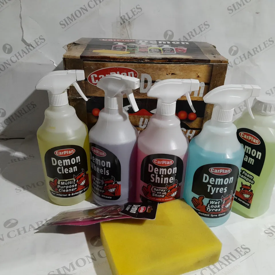 BOXED CARPLAN DEMON CAR CARE CRATE 