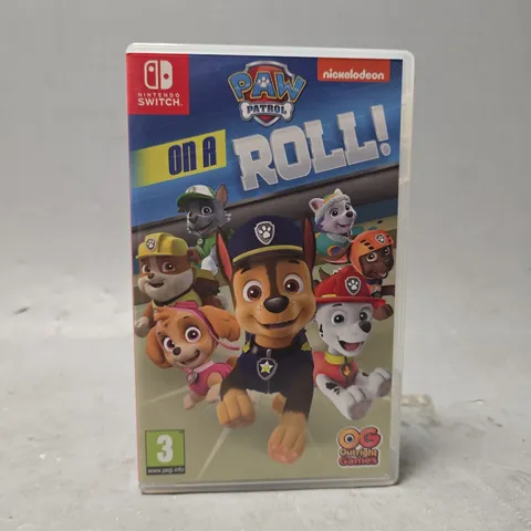NINTENDO SWITCH GAME PAW PATROL ON A ROLL