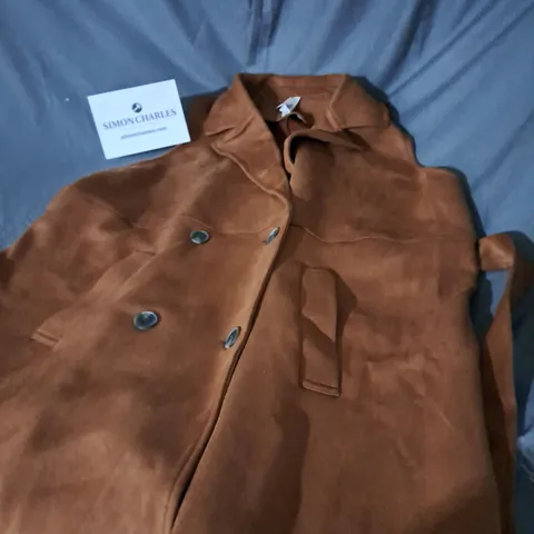 WYNNE COLLECTION BOND BELT WAISTCOAT IN MOCHA SIZE 2XL 