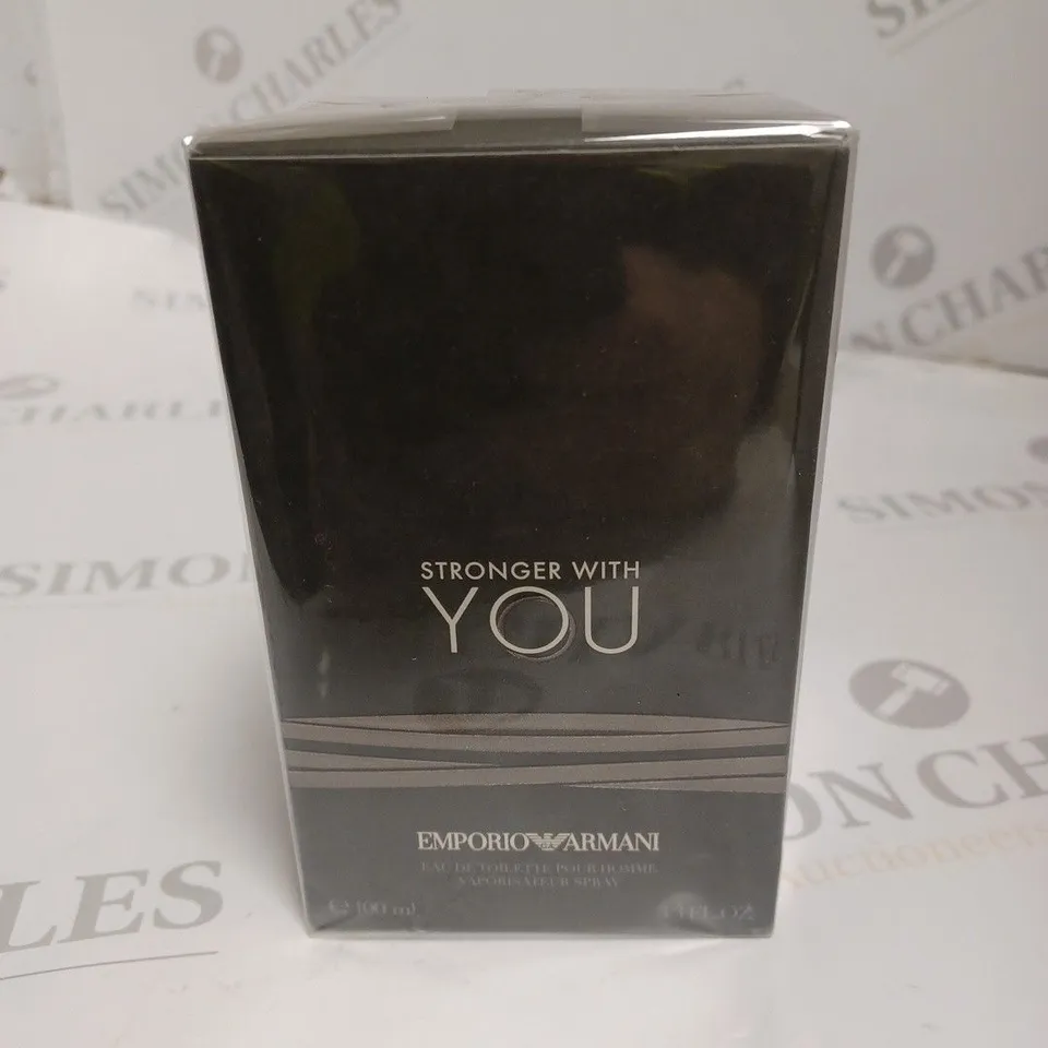 SEALED GIORGIO ARMANI STRONGER WITH YOU EAU DE TOILETTE 100ML