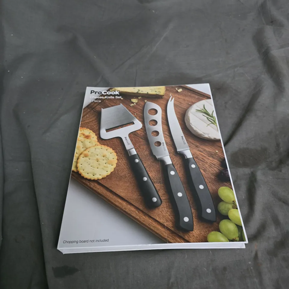 PROCOOK CHEESE KNIFE SET – 3 PIECE, BOXED