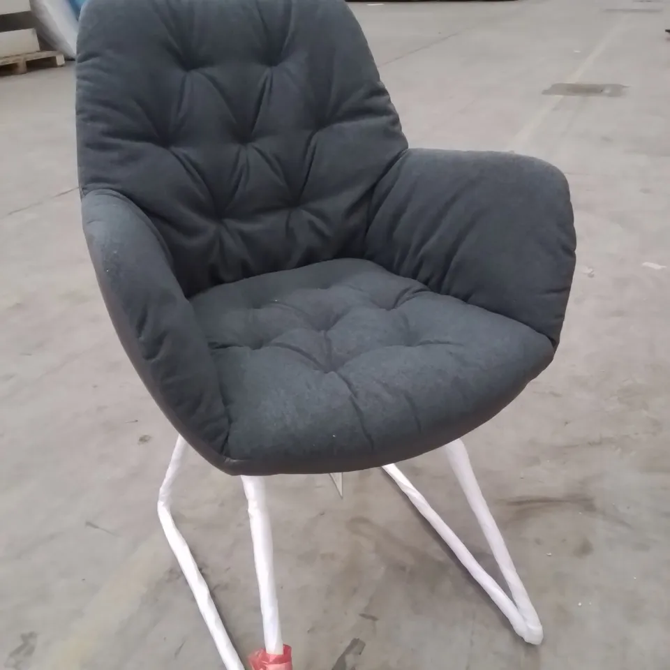 BOXED LEYTON TWO TONE CHAIR -GREY-