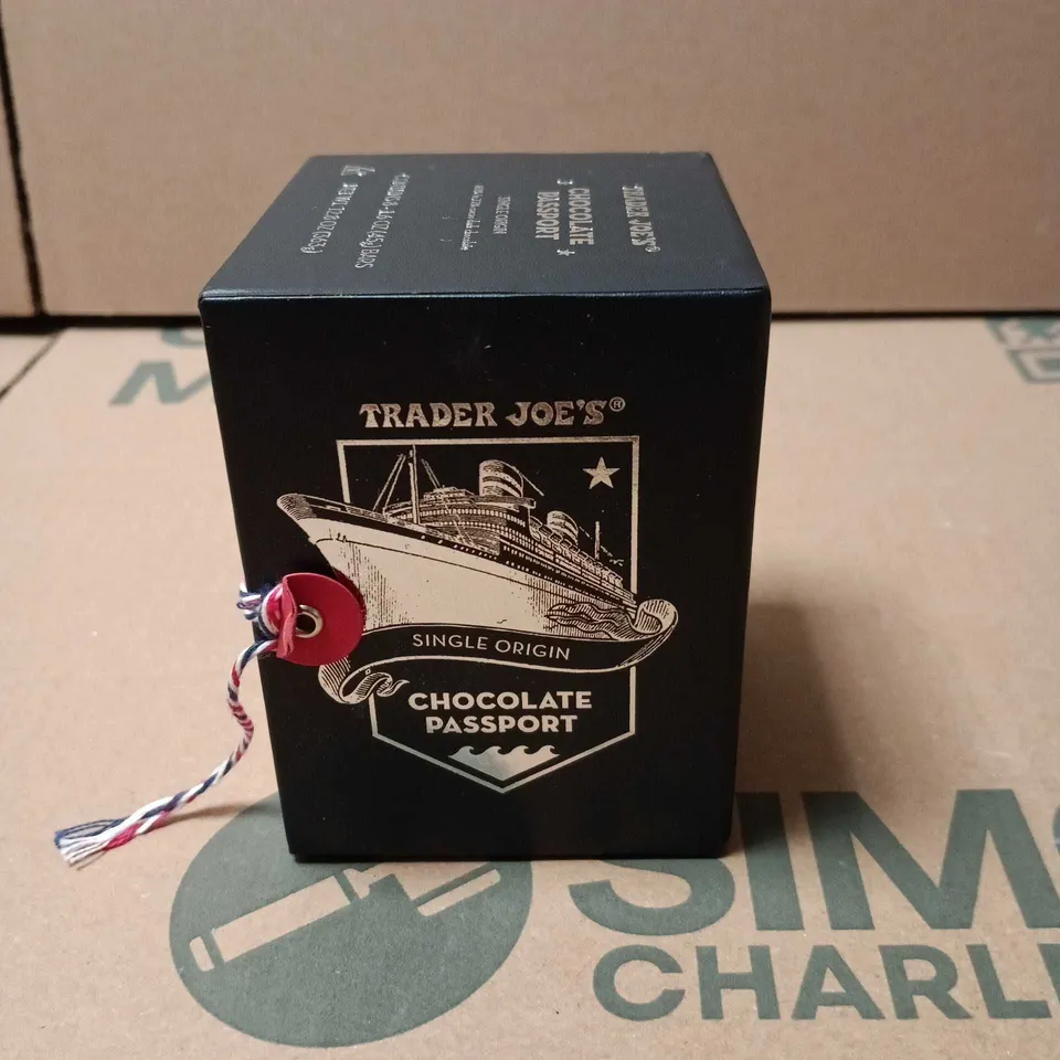 TRADERS JOES SINGLE ORIGIN CHOCOLATE PASSPORT SET, 8 DIFFERENT COUNTRIES 