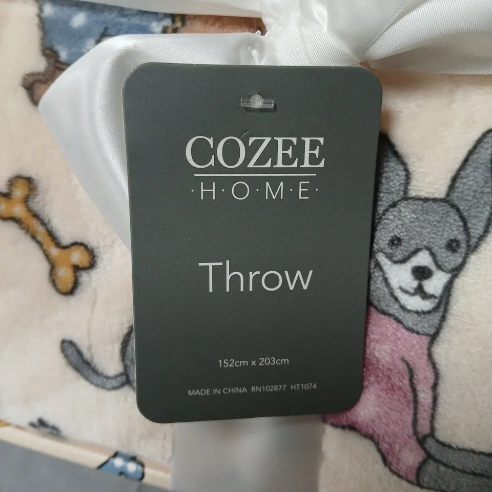 Cozee Home Throw Blanket – 152 x 203 cm