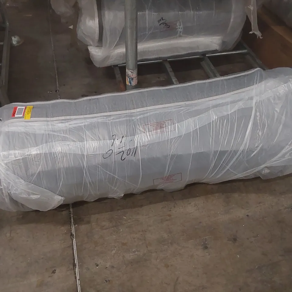 QUALITY BAGGED AND ROLLED BLAYLOCK SYMPLE STUFF OPEN COIL MATTRESS - 4'6 DOUBLE