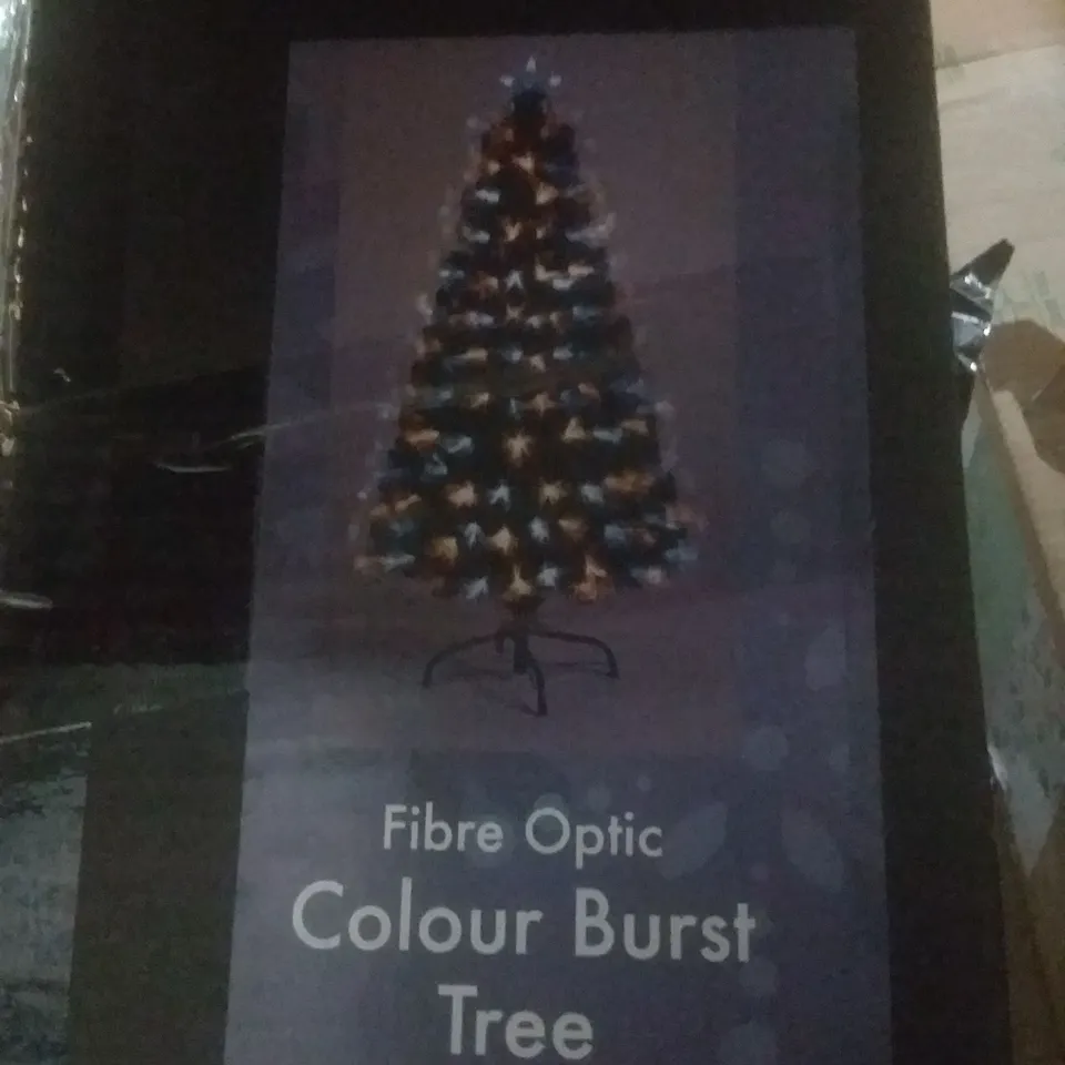 BOXED FIBRE OPTIC COLOUR BURST CHRISTMAS TREE COLOUR CHANGING 