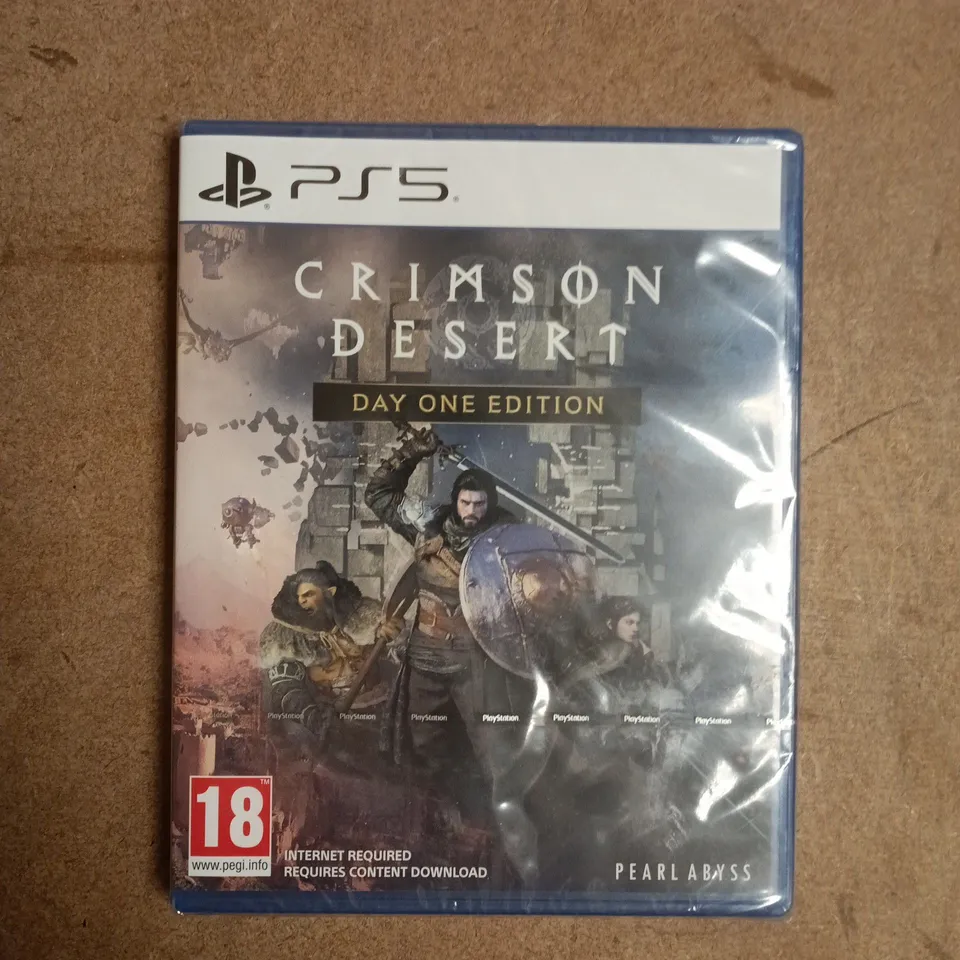 SEALED CRIMSON DESERT DAY ONE EDITION PLAYSTATION 5 VIDEO GAME
