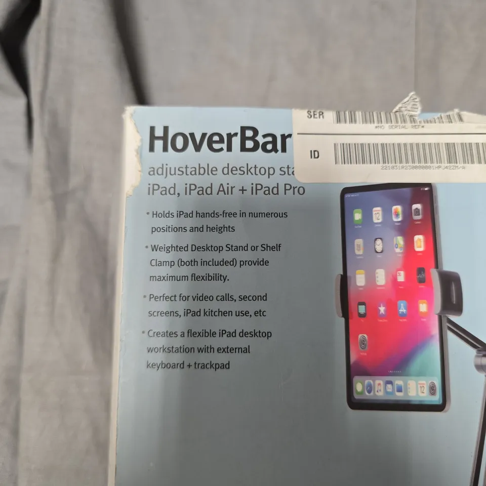 TWELVESOUTH HOVERBAR DUO ADJUSTABLE DESKTOP STAND FOR IPAD, IPAD AIR & IPAD PRO