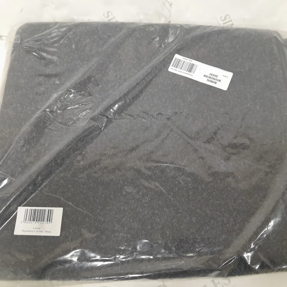MOTORHOME CAB MAT IN BLACK