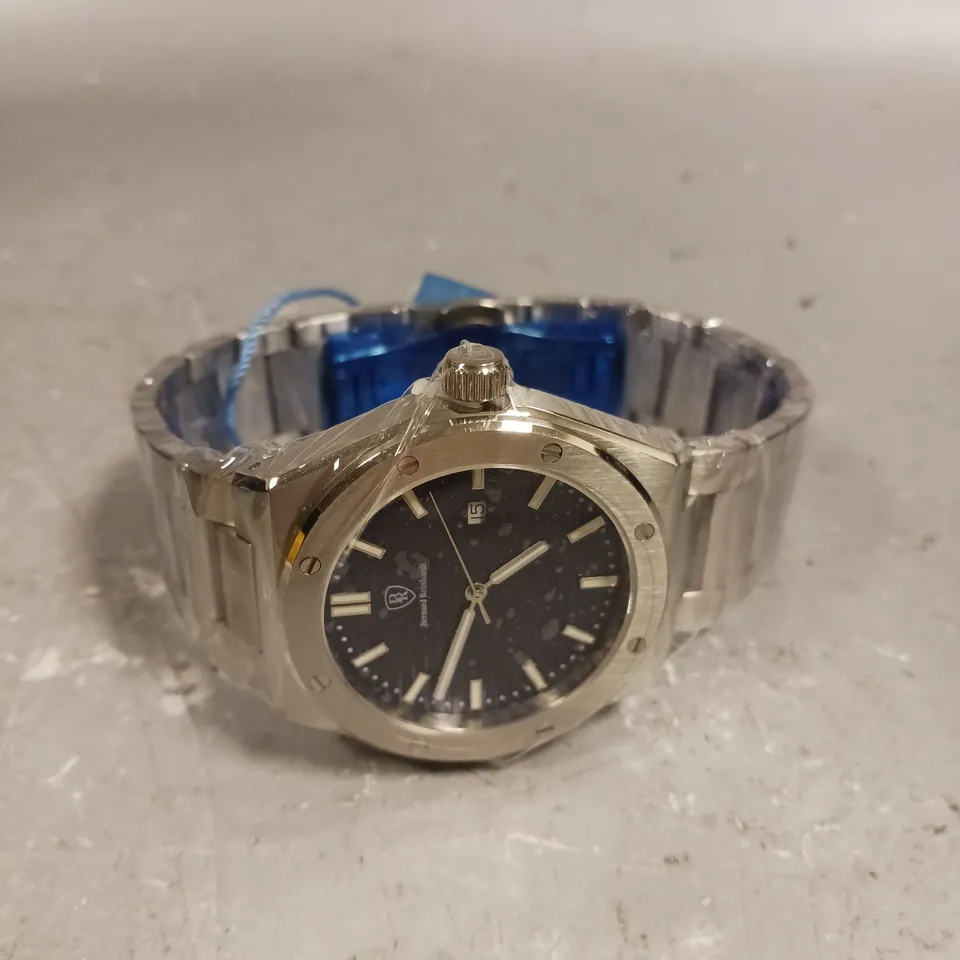MENS BERNARD REINHARDT WATCH – 316 STAINLESS STEEL CASE & STRAP – SWISS MOVEMENT