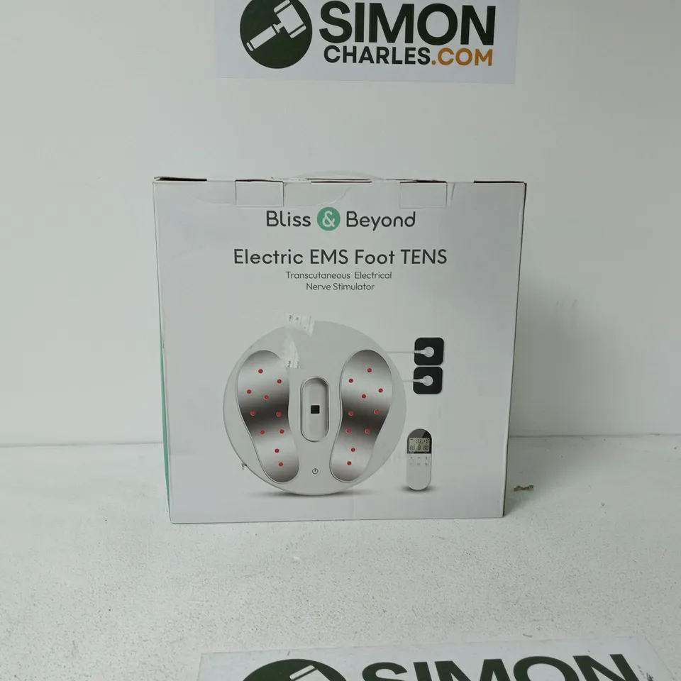 BLISS AND BEYOND ELECTRIC EMS FOOT TENS NERVE STIMULATOR