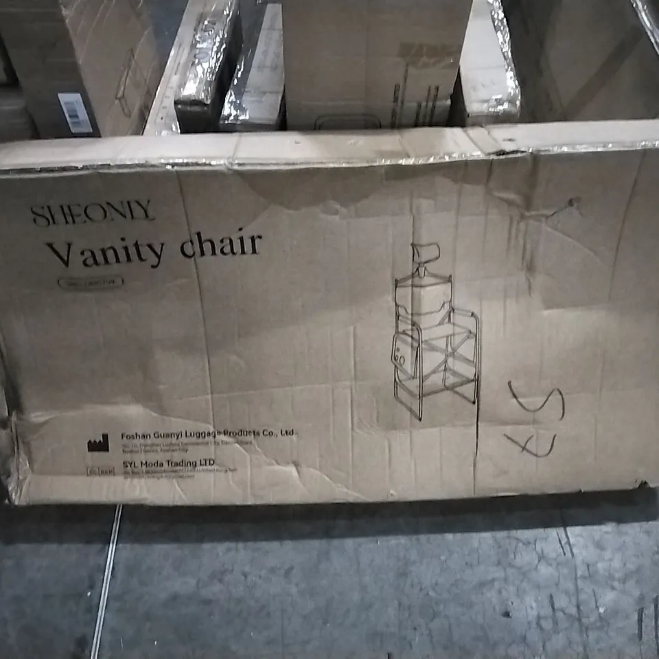 BOXED SHEONLY VANITY CHAIR