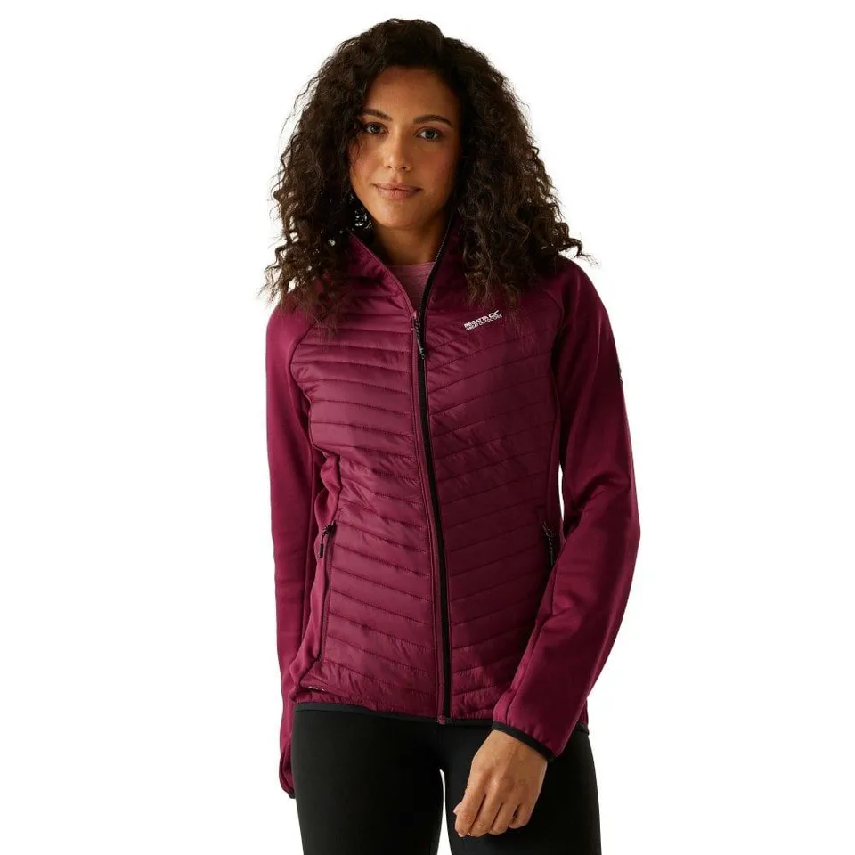 BRAND NEW REGATTA WOMENS ANDRESON HYBRID PADDED JACKET IN DARK PIMENTO SIZE 26