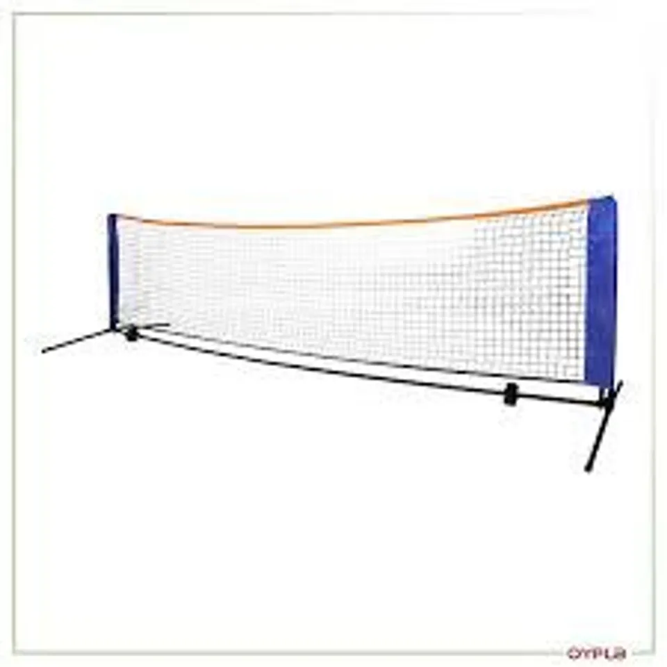 BOXED MEDIUM 4M ADJUSTABLE FOLDABLE BADMINTON TENNIS VOLLEYBALL NET