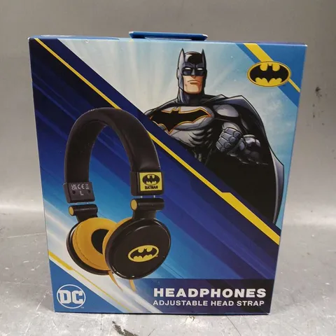 BOXED BATMAN THEMED HEADPHONES