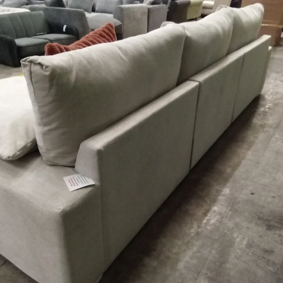 ASTON U-SHAPE FABRIC MODULAR SOFA - NATURAL RRP £2399