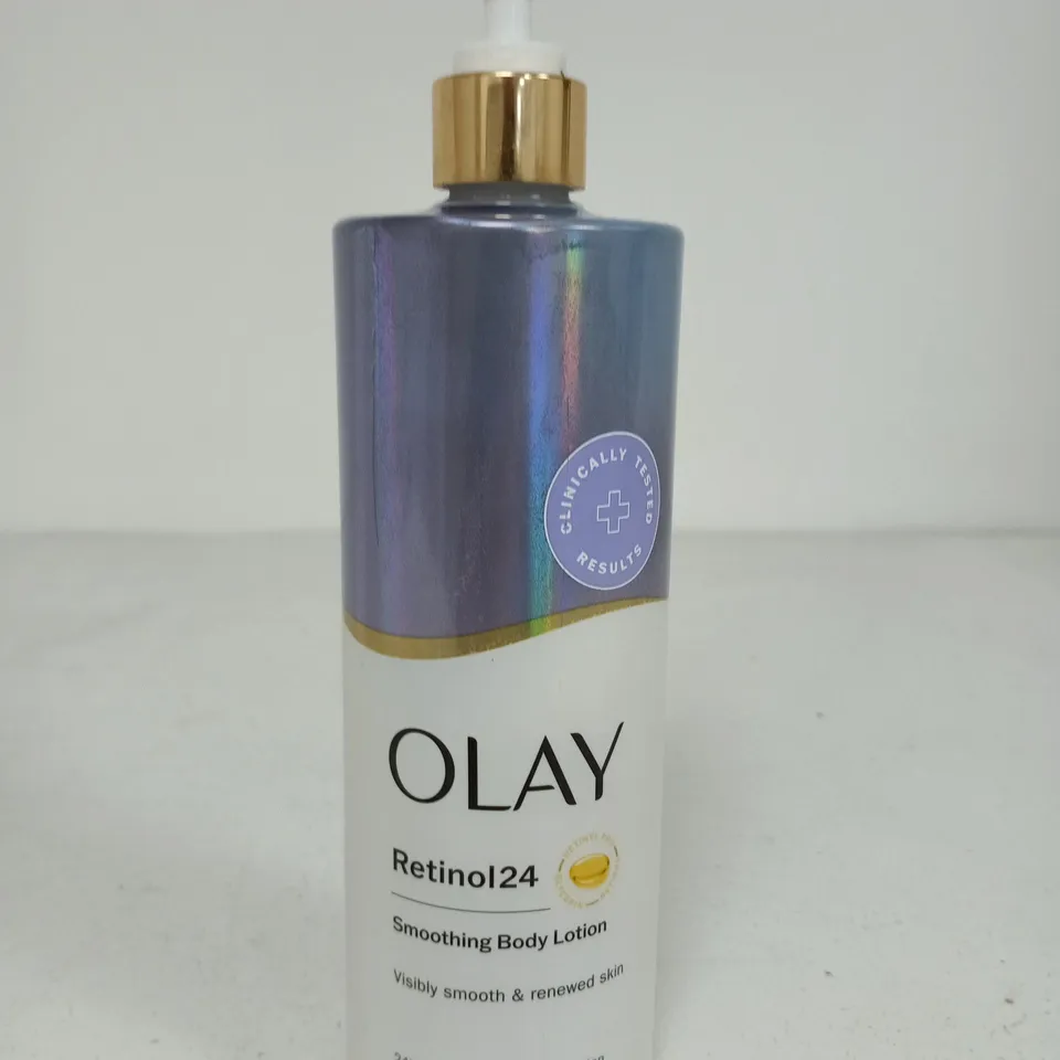 OLAY RETINOL24 SMOOTHING BODY LOTION – PUMP BOTTLE, 17 FL OZ (502 ML)