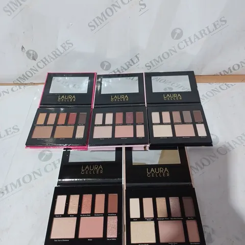 NIP LAURA GELLER PARTY IN A PALETTE SET OF 5 FULL FACE PALETTES