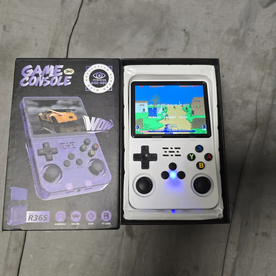 RETRO HANDHELD GAME CONSOLE – MODEL R365, BOXED