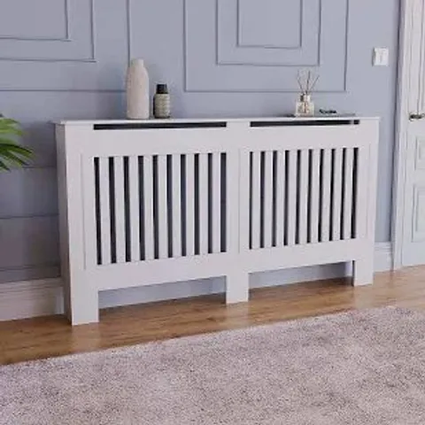 BOXED VIDA DESIGNS CHELSEA RADIATOR COVER LARGE- H 80CM X W 141CM X D 16CM