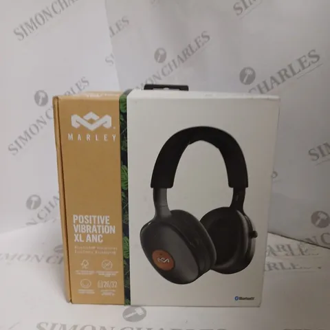 BOXED HOUSE OF MARLEY POSITIVE VIBRATION XL ANC BLUETOOTH HEADPHONES 