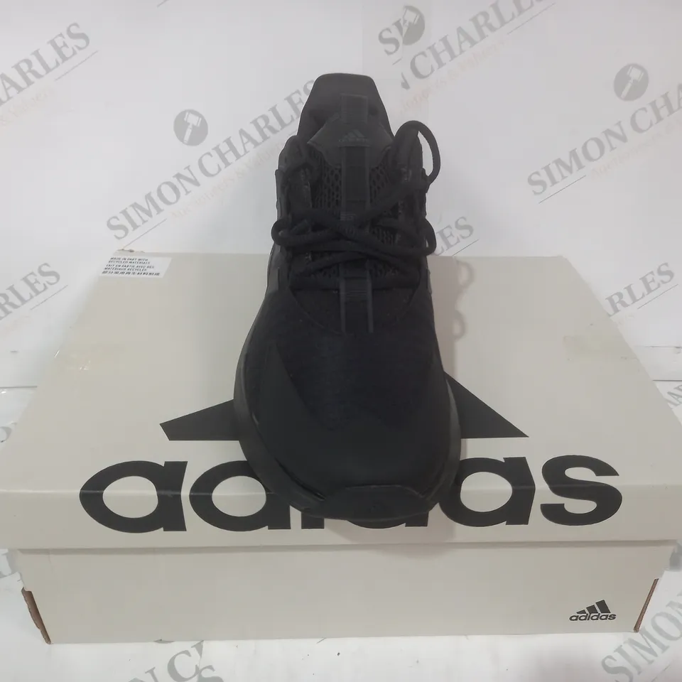 BOXED PAIR OF ADIDAS ALPHAEDGE TRAINERS IN BLACK UK SIZE 7