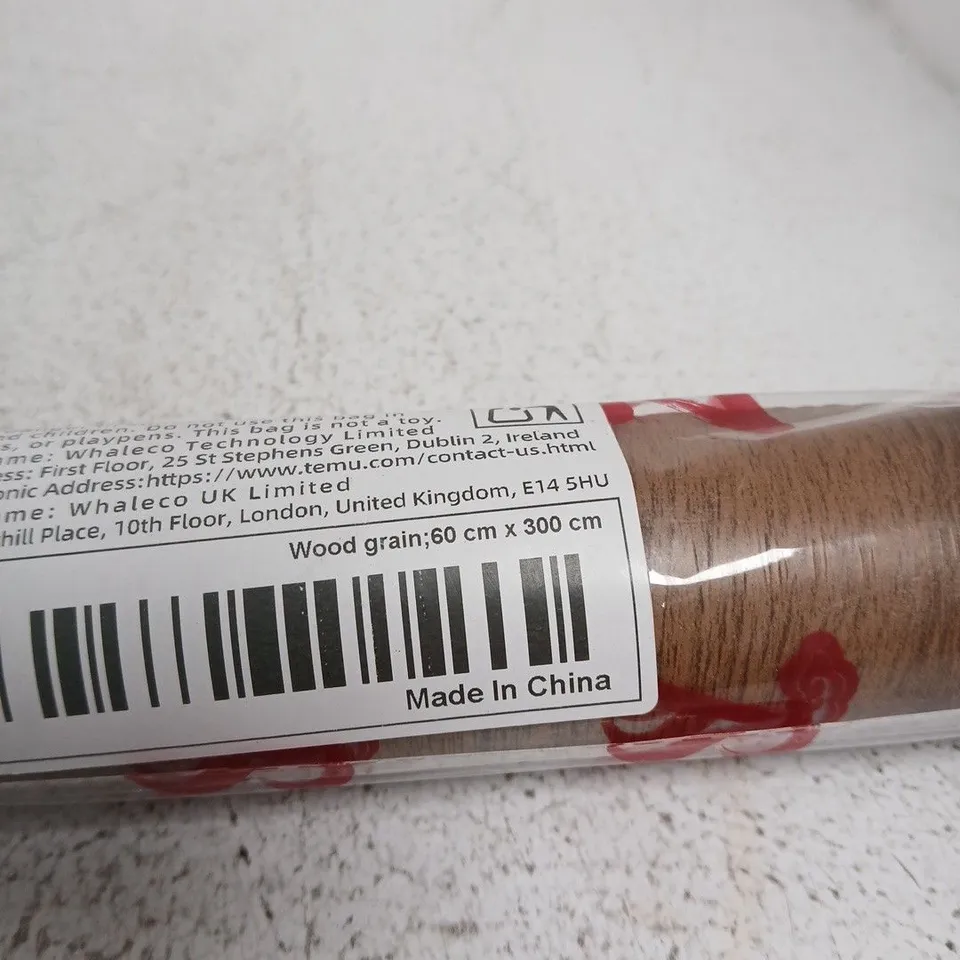 WOOD GRAIN ADHESIVE VINYL FILM – 60CM X 300CM – MADE IN CHINA