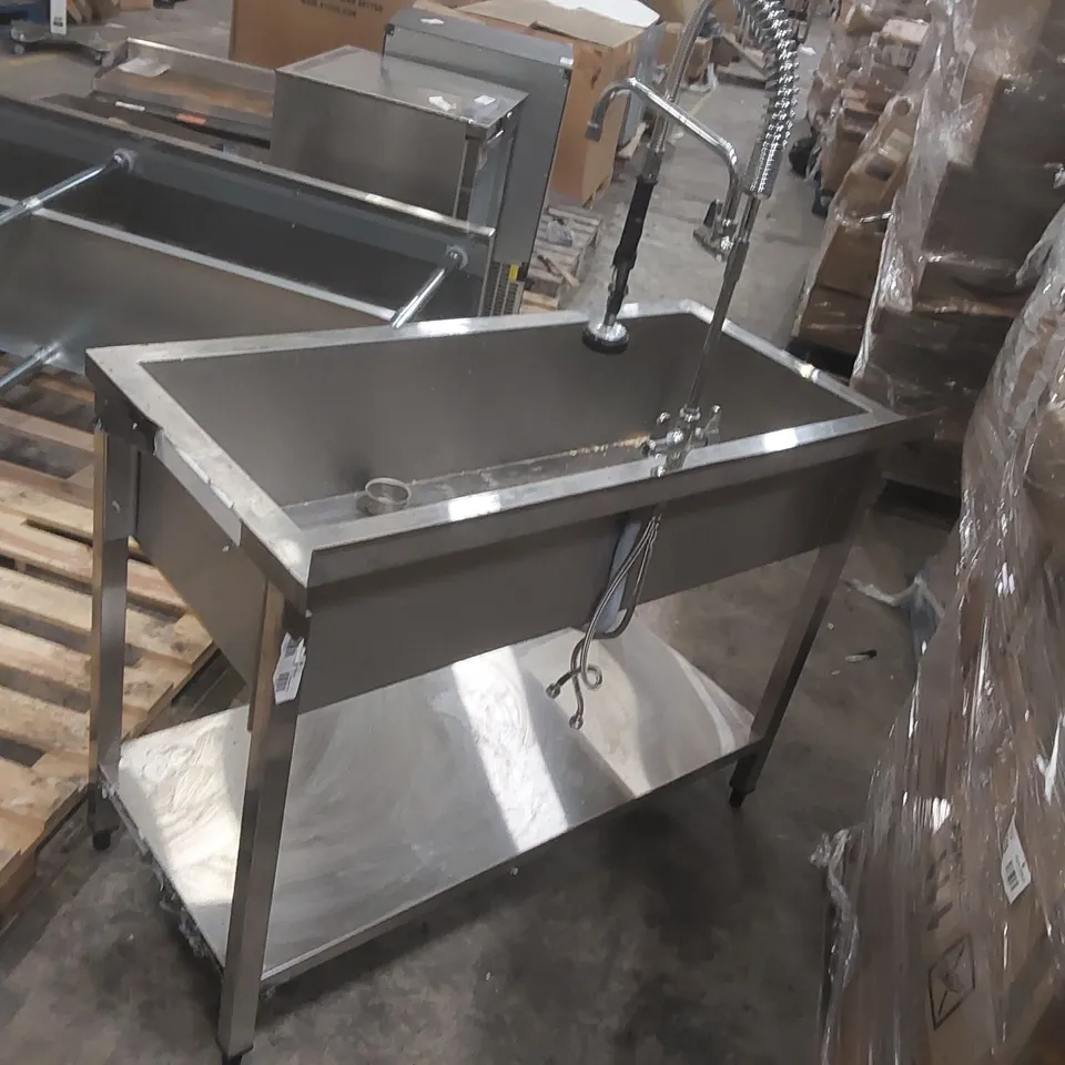 ADEXA COMMERCIAL STAINLESS STEEL SINK WITH TAP