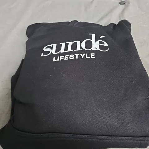 SUNDE LIFESTYLE HOODIE - BLACK, XL/2XL
