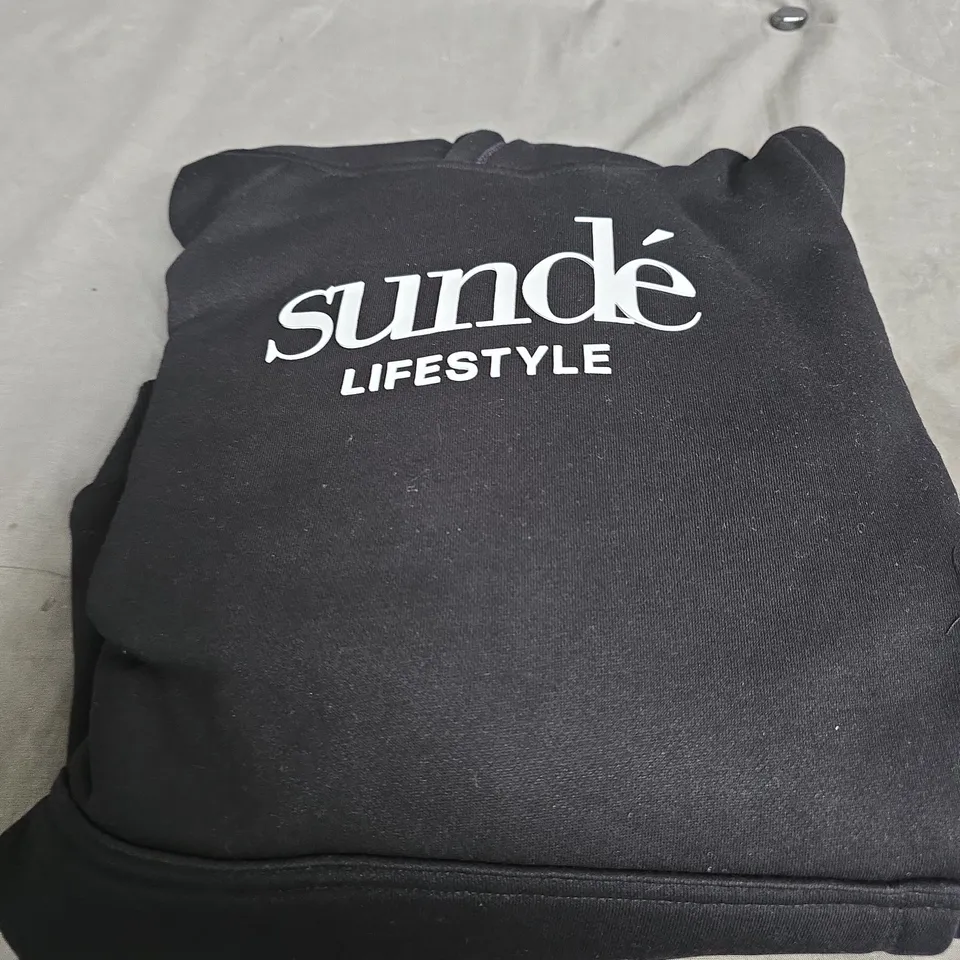 SUNDE LIFESTYLE HOODIE - BLACK, XL/2XL