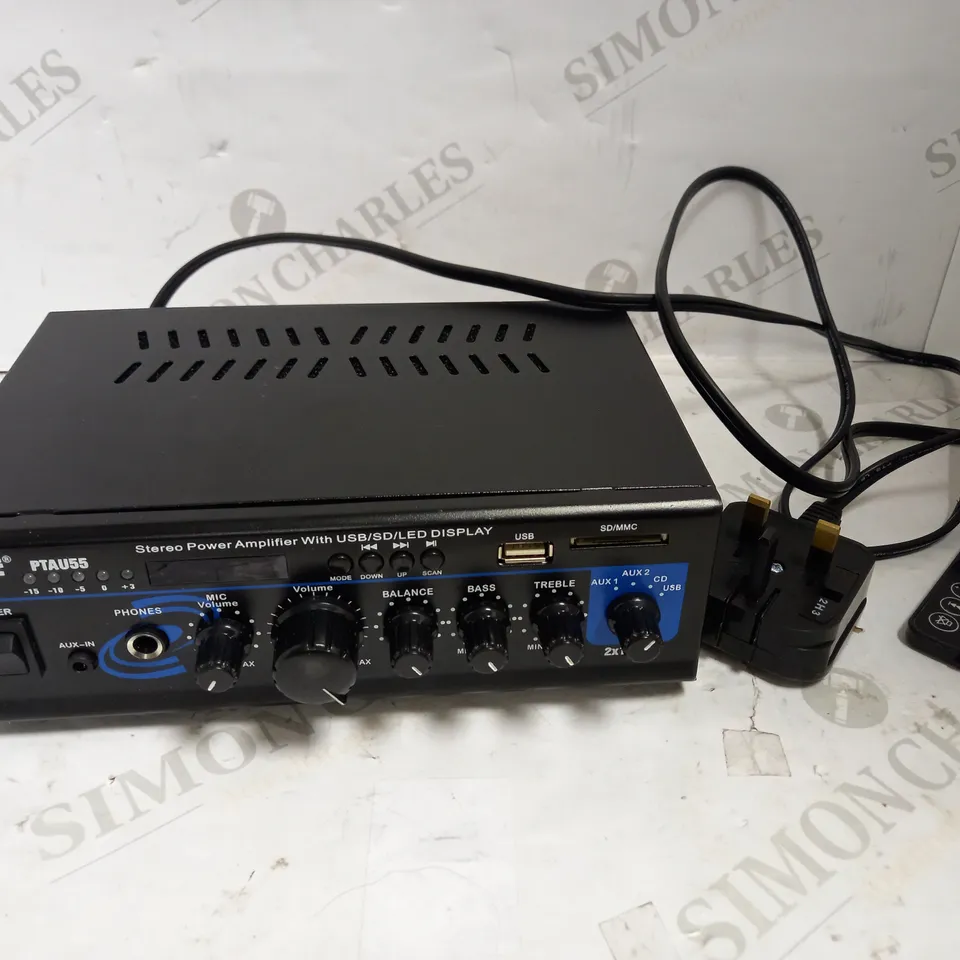 PYLE USA PTAU55 2X120W STEREO POWER AMPLIFIER RRP £124.99