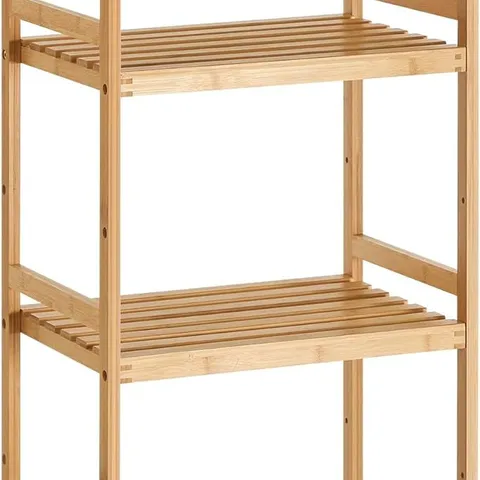 BOXED SONGMICS 4-TIER BAMBOO STORAGE RACK FOR BATHROOM