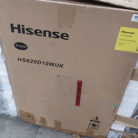 BOXED HISENSE 14 PLACE FREESTANDING DISHWASHER WHITE HS620D10WUK