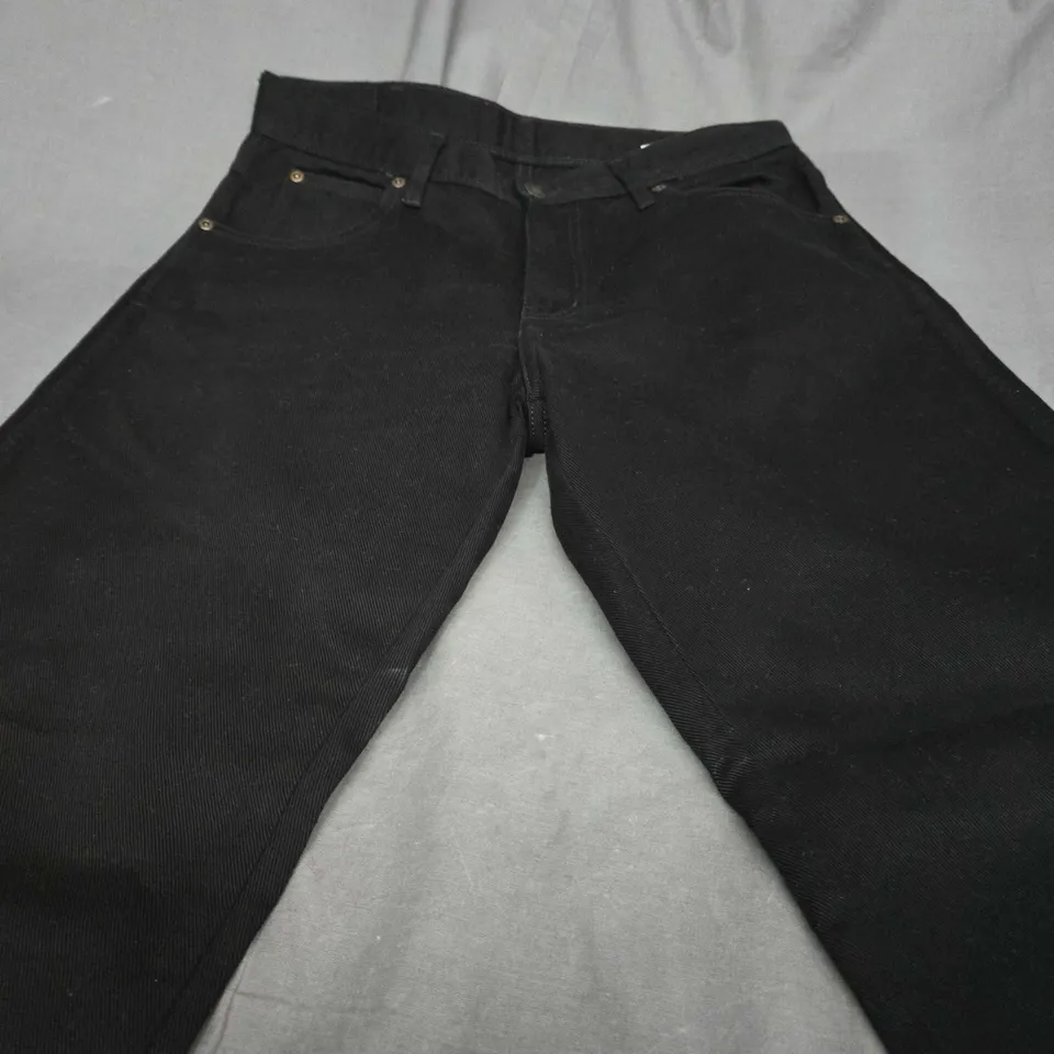 WRANGLER BLACK JEANS - SIZE UNSPECIFIED