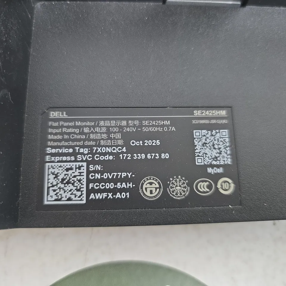 DELL SE2425HM MONITOR 24" UNBOXED
