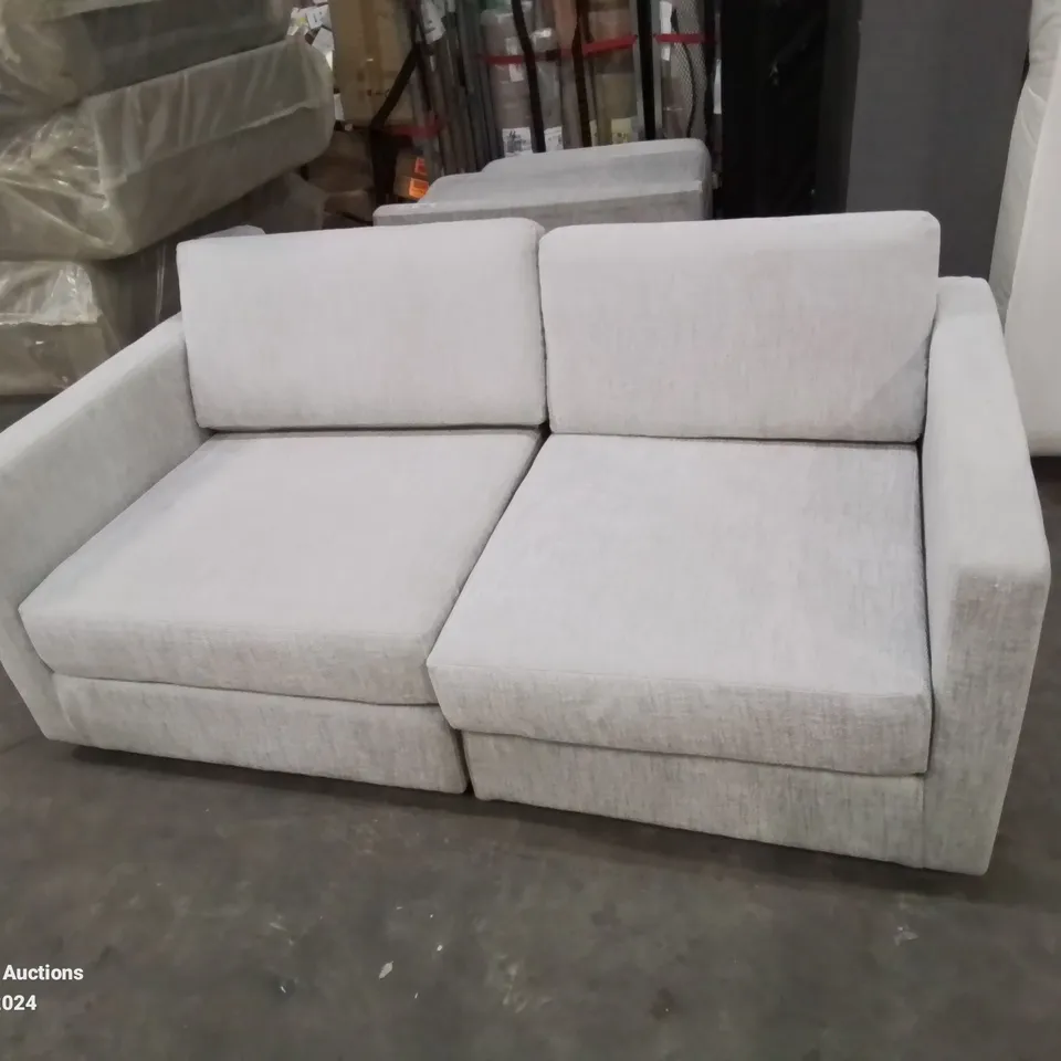 QUALITY EX-SHOWROOM PAIR OF SOFA SECTIONS 