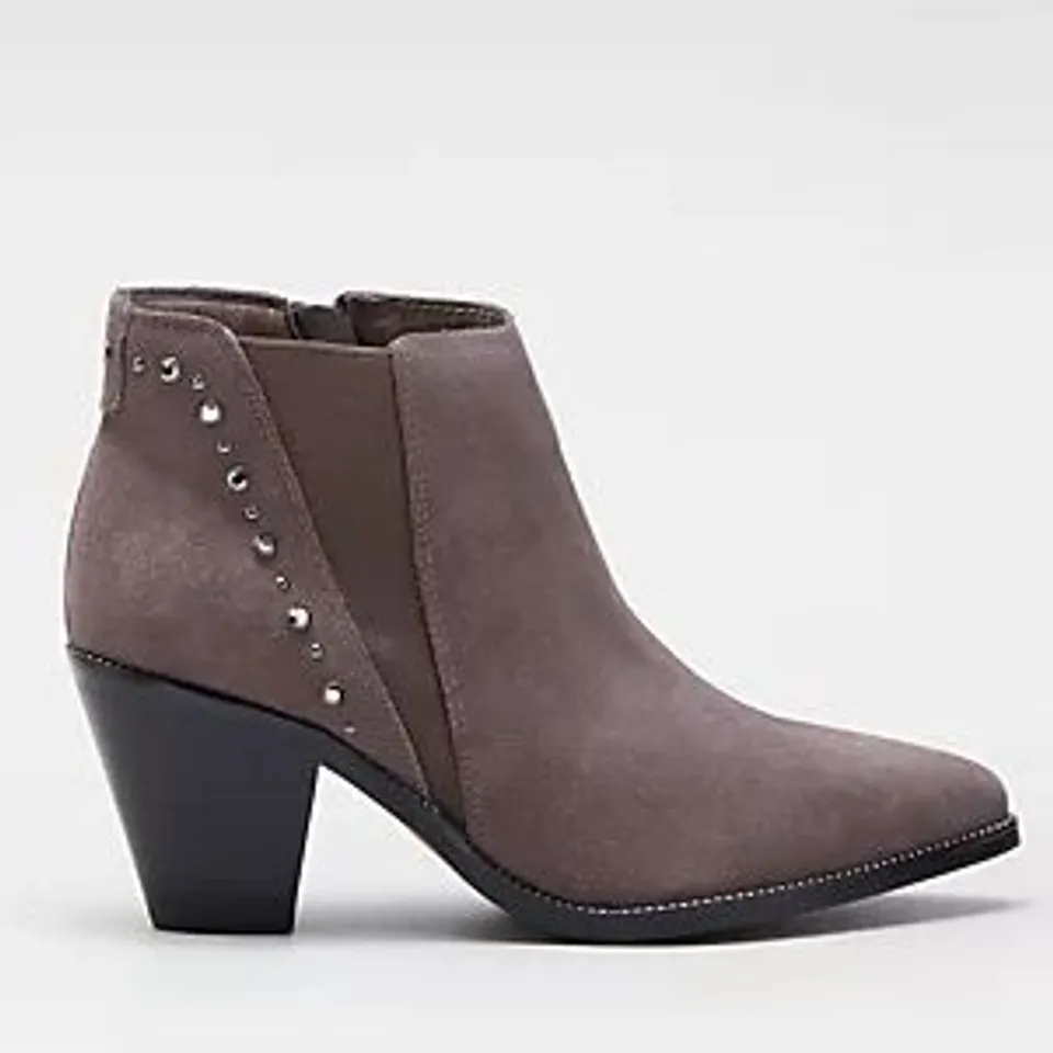 DANNII MINOGUE WESTERN ANKLE BOOT TAUPE SIZE 4