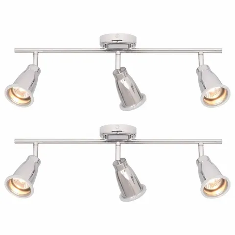BOXED PLESS 3 LIGHT DIMMABLE POLISHED CHROME VANITY LIGHT
