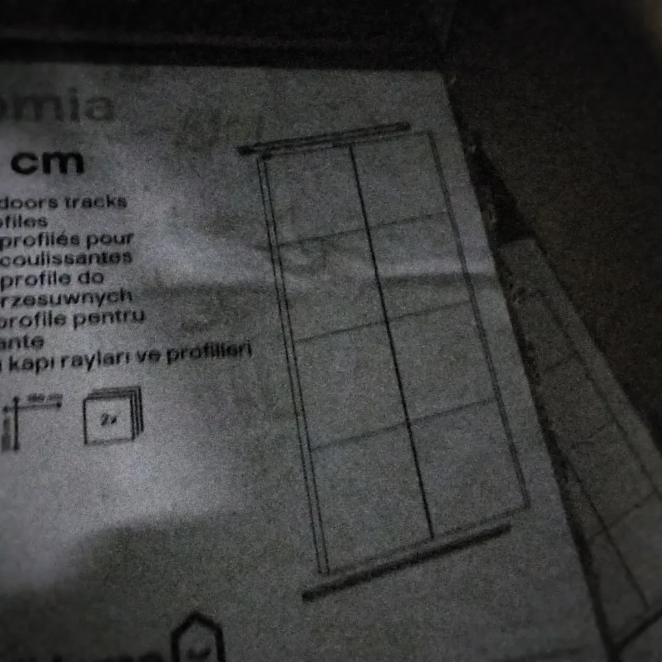 BOXED ANTOMIA 150CM SLIDING DOORS TRACKS 