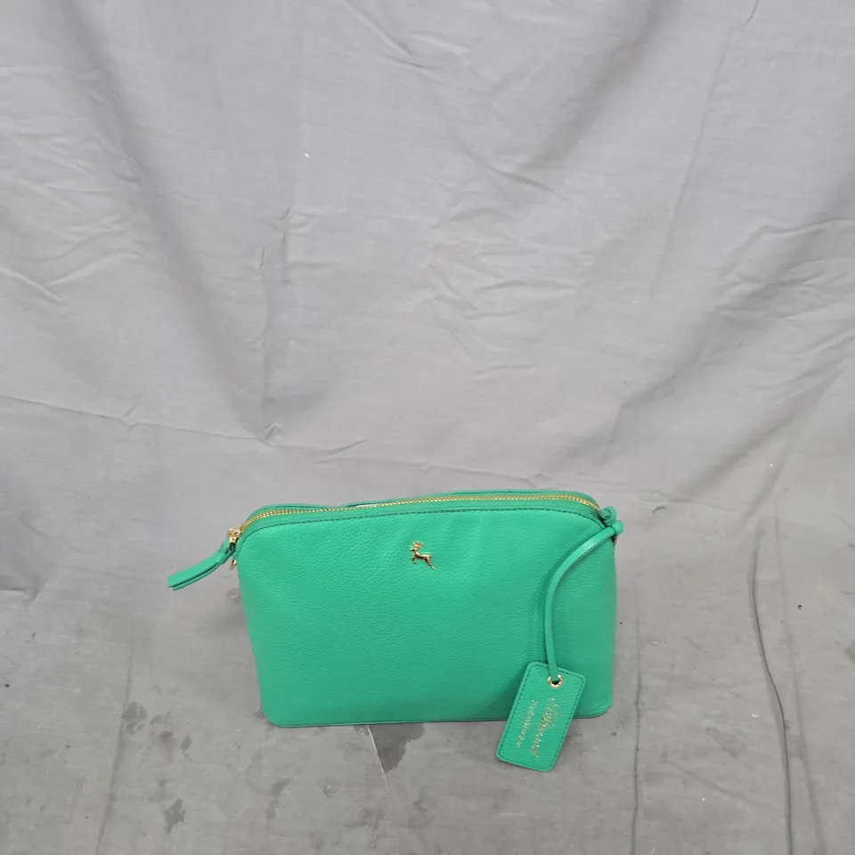 ASHWOOD GREEN LEATHER CROSSBODY BAG – IT'S REAL LEATHER