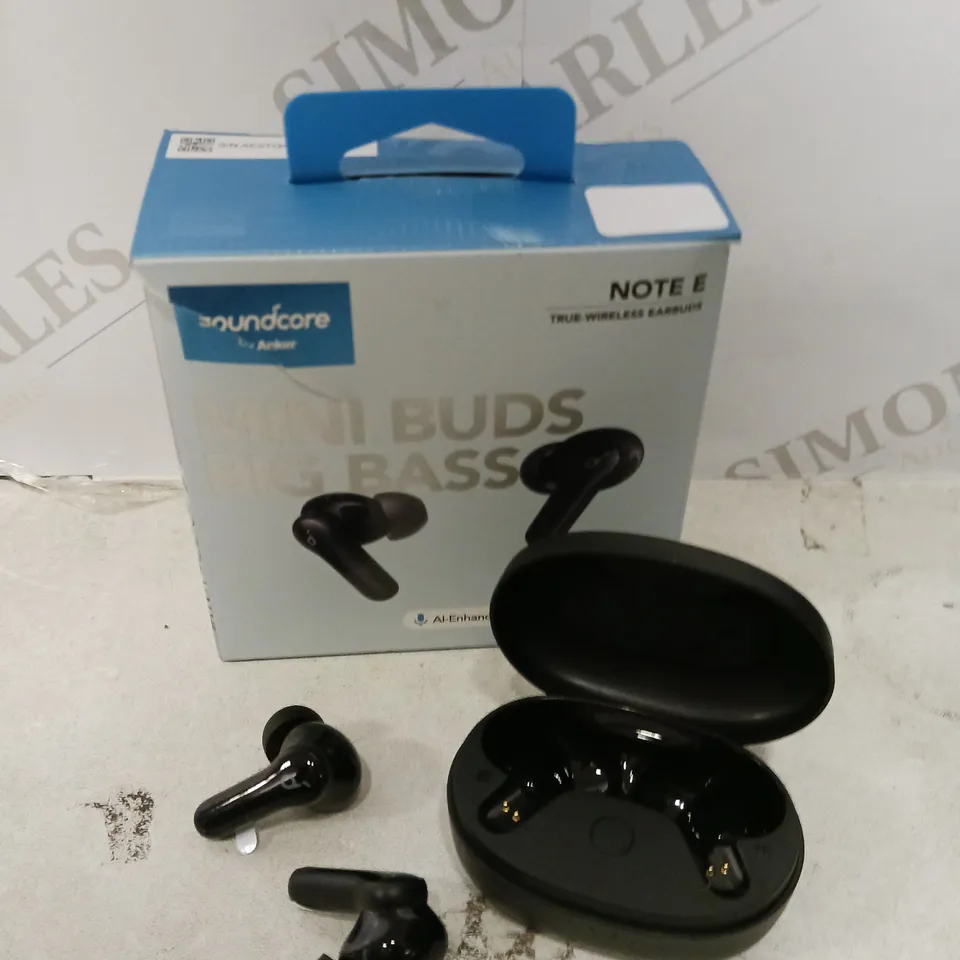 BOXED ANKER SOUNDCORE NOTE E TRUE WIRELESS EARPHONES 