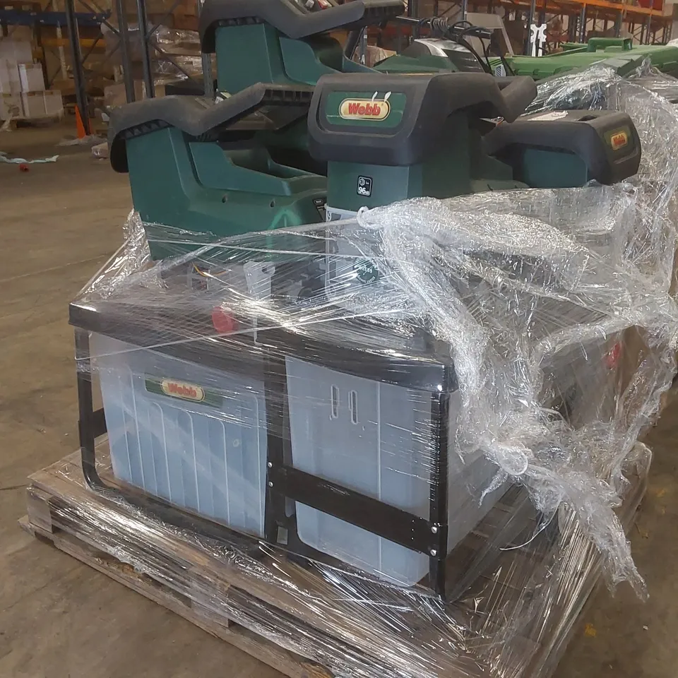 PALLET CONTAINING APPROXIMATELY 4x WEBB SILENT SHREDDERS