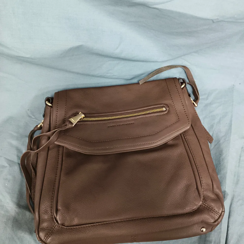 AIMEE KESTENBERG 5TH AVENUE CONVERTIBLE LEATHER SHOULDER BAG