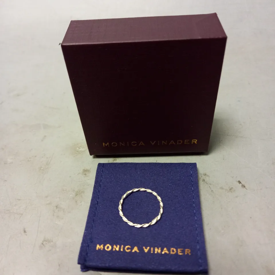 MONICA VINADER CORDA SKINNY RING