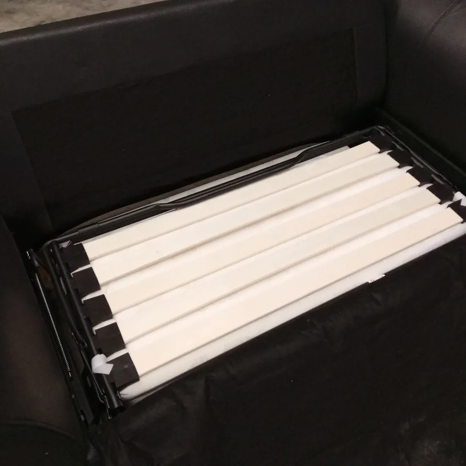 DANUBE FABRIC/FAUX LEATHER SOFA BED RRP £629