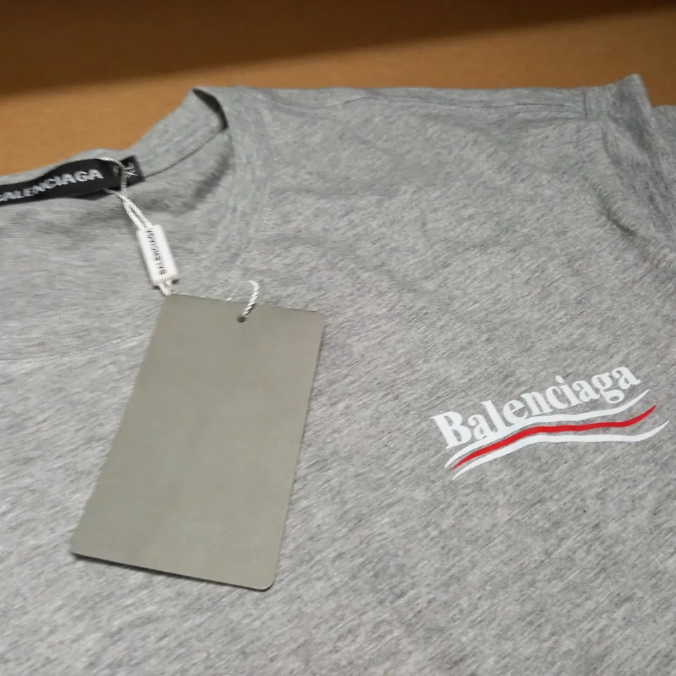 BALENCIAGA GREY T-SHIRT - XL