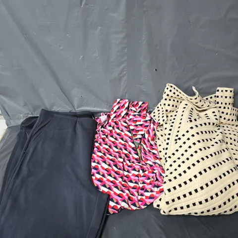 APPROXIMATELY 20 LADIES CLOTHING ITEMS VARIOUS COLOURS, SIZES AND STYLES